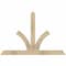 Ekena Millwork Richland Rough Sawn Timber Gable Bracket, Douglas Fir, 60"W x 40"H x 4"D x 4"F, 16/12 Pitch GBW060X40X0404RIC00RDF - alternate 1